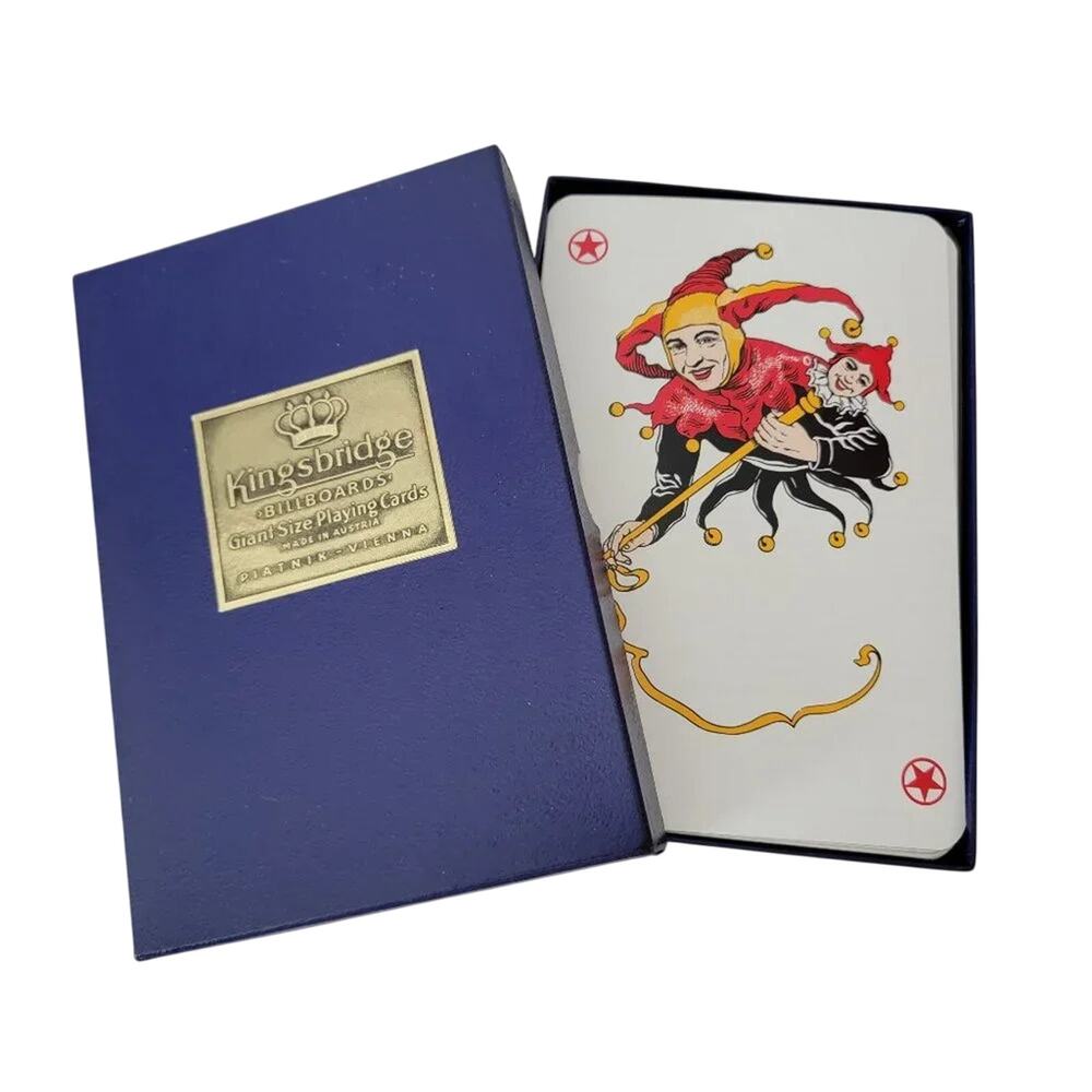 Kingsbridge Billboards Giant Playing Cards Vintage Austria Complete Set